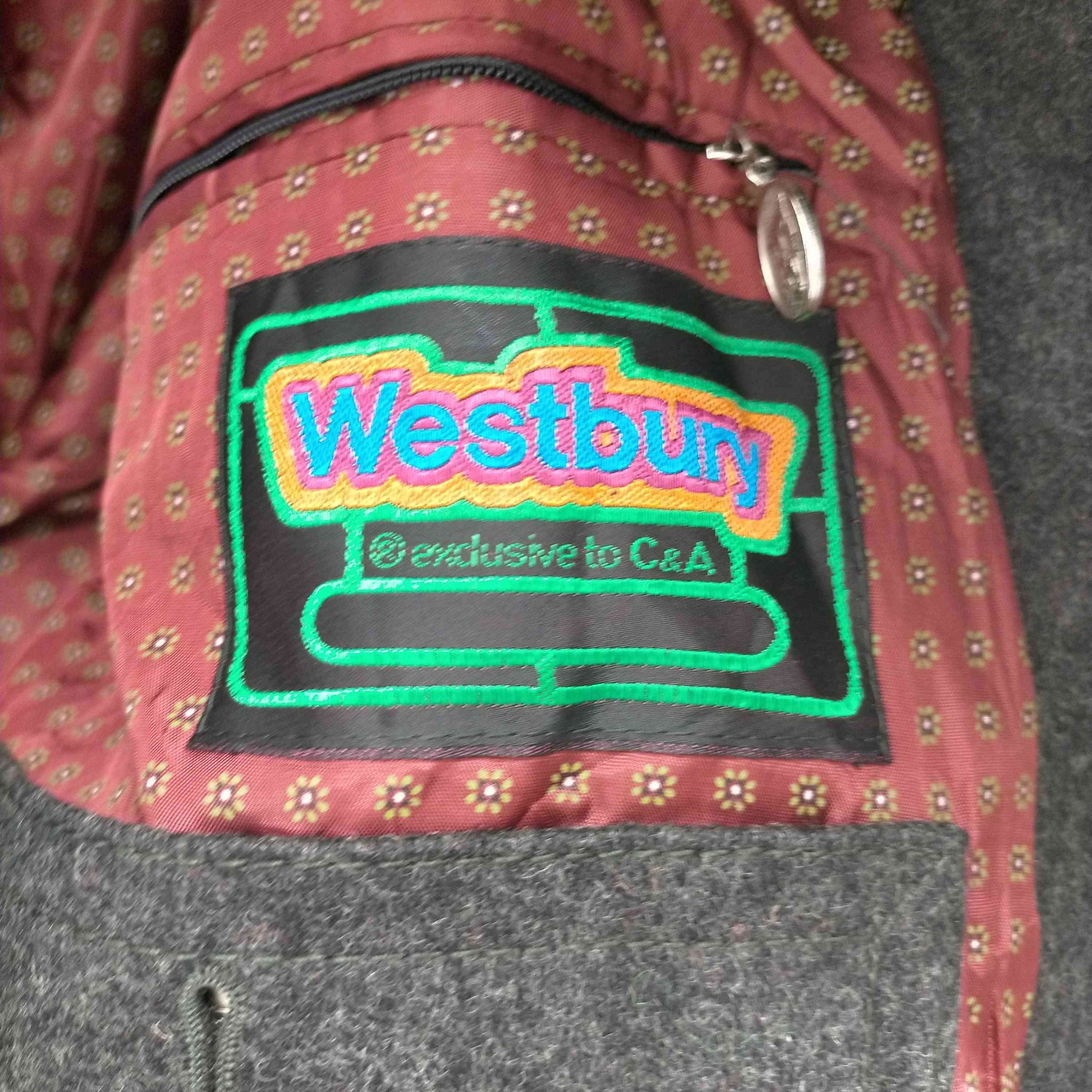 USED古着(ユーズドフルギ)WEYRER MADE IN AUSTRIA ユーロ チロリアン刺繍ウールステンカラーコート