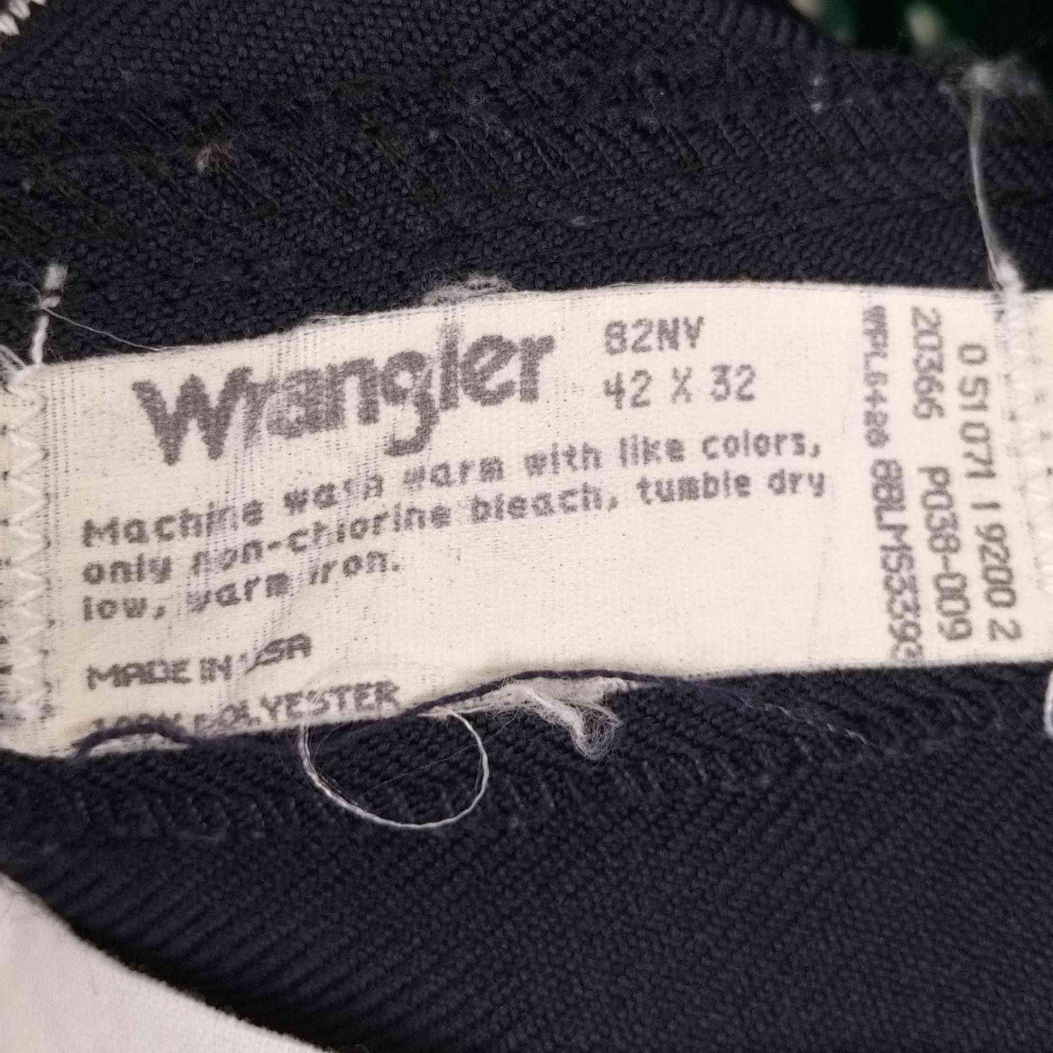 Wrangler(ラングラー)USA製 ランチャードレスパンツ  ポリパンツ