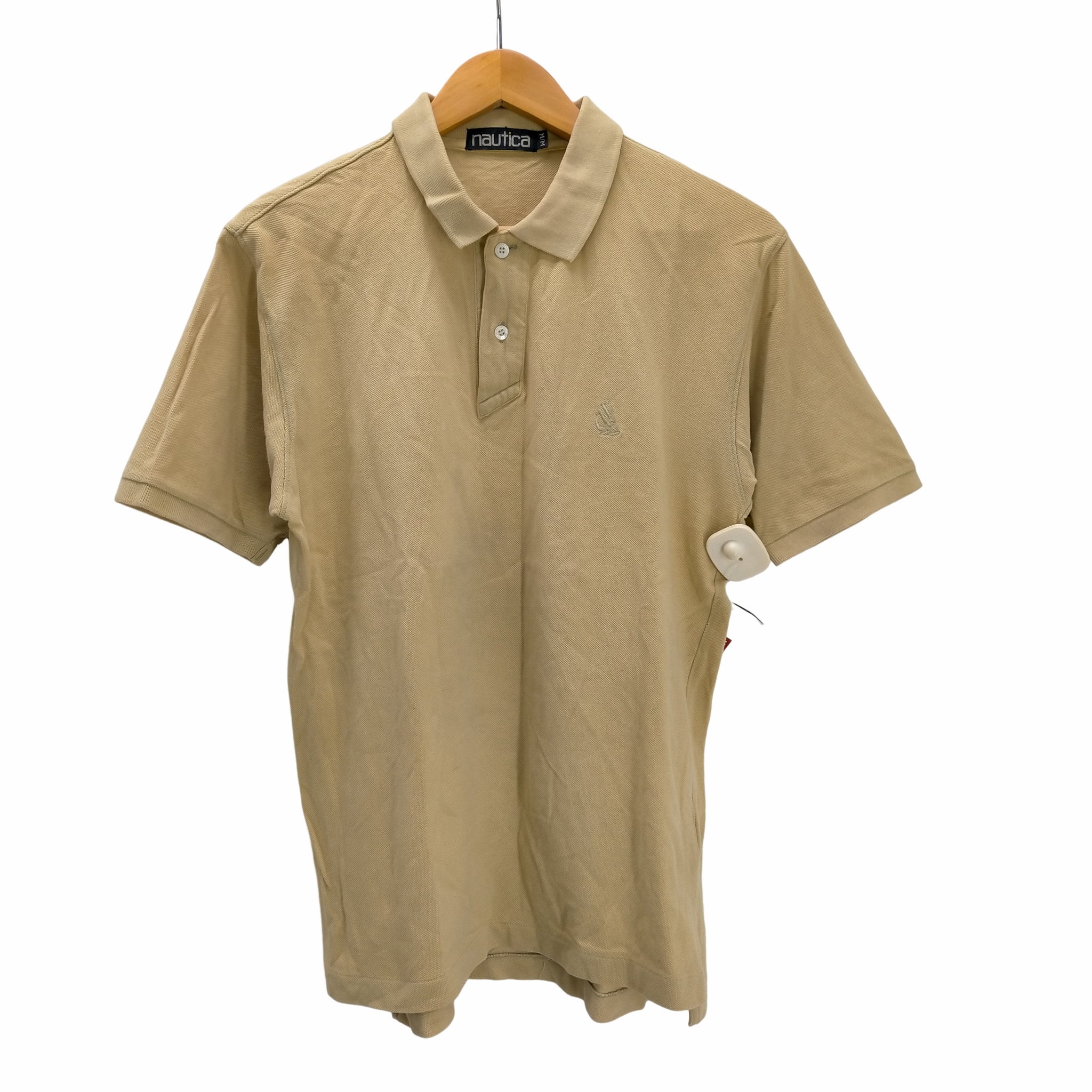 NAUTICA(ノーティカ)90S ロゴ刺繍 鹿の子 半袖ポロシャツ
