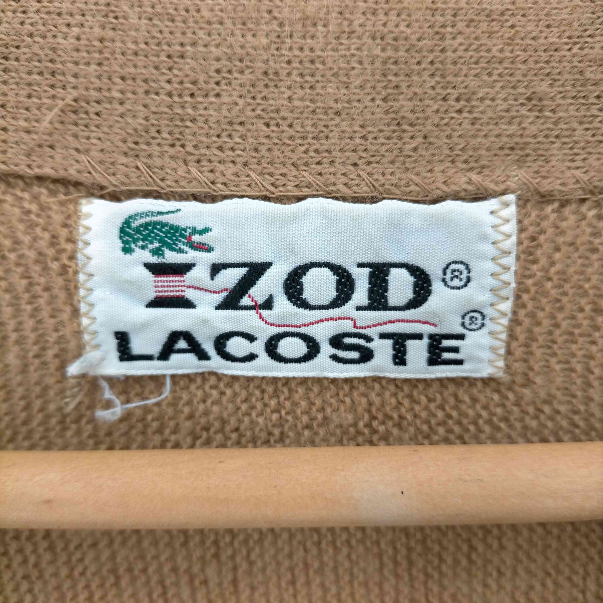 IZOD LACOSTE(アイゾッドラコステ)70S 糸巻タグ アクリルカーディガン