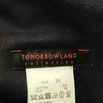 TOMORROWLAND collection(トゥモローランドコレクション)22SS ギャバリーチノ サロペット シルク混 裾ドローコードサロペット