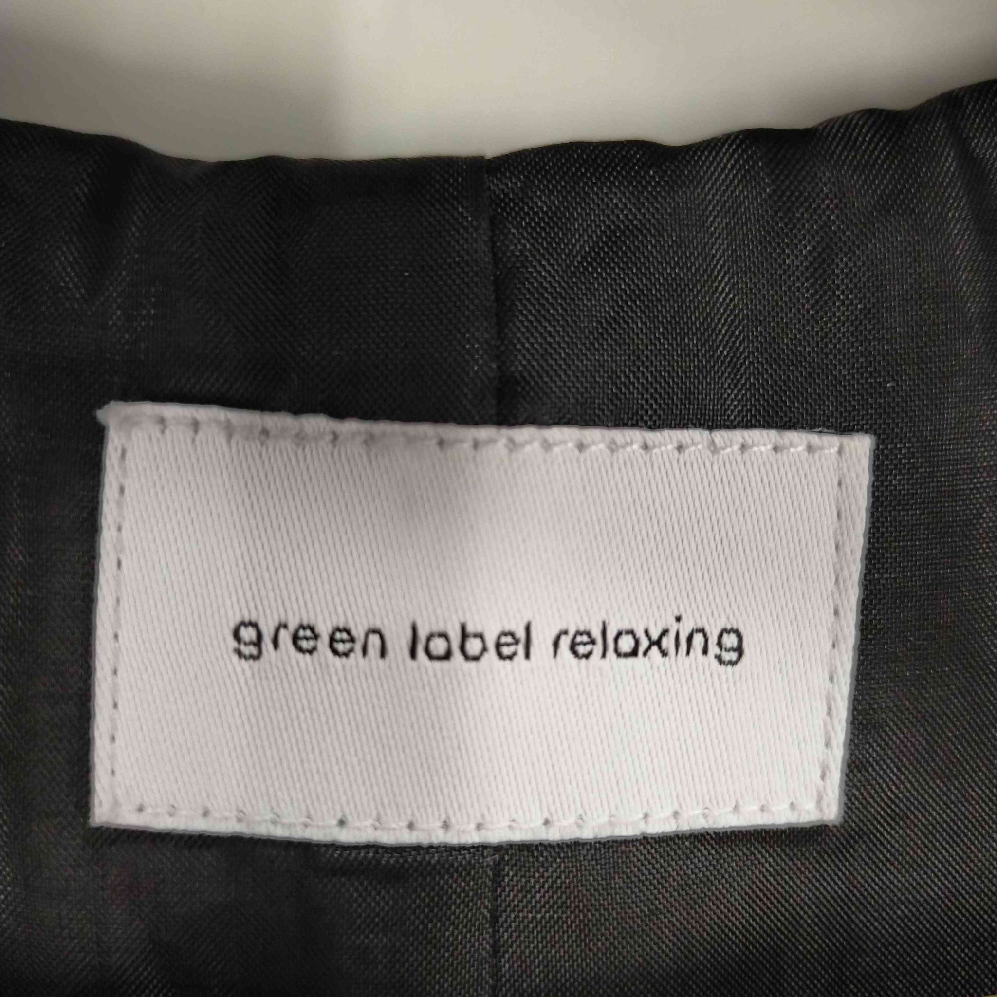 GREEN LABEL RELAXING(グリーンレーベルリラクシング)キーネック ジャンパースカート