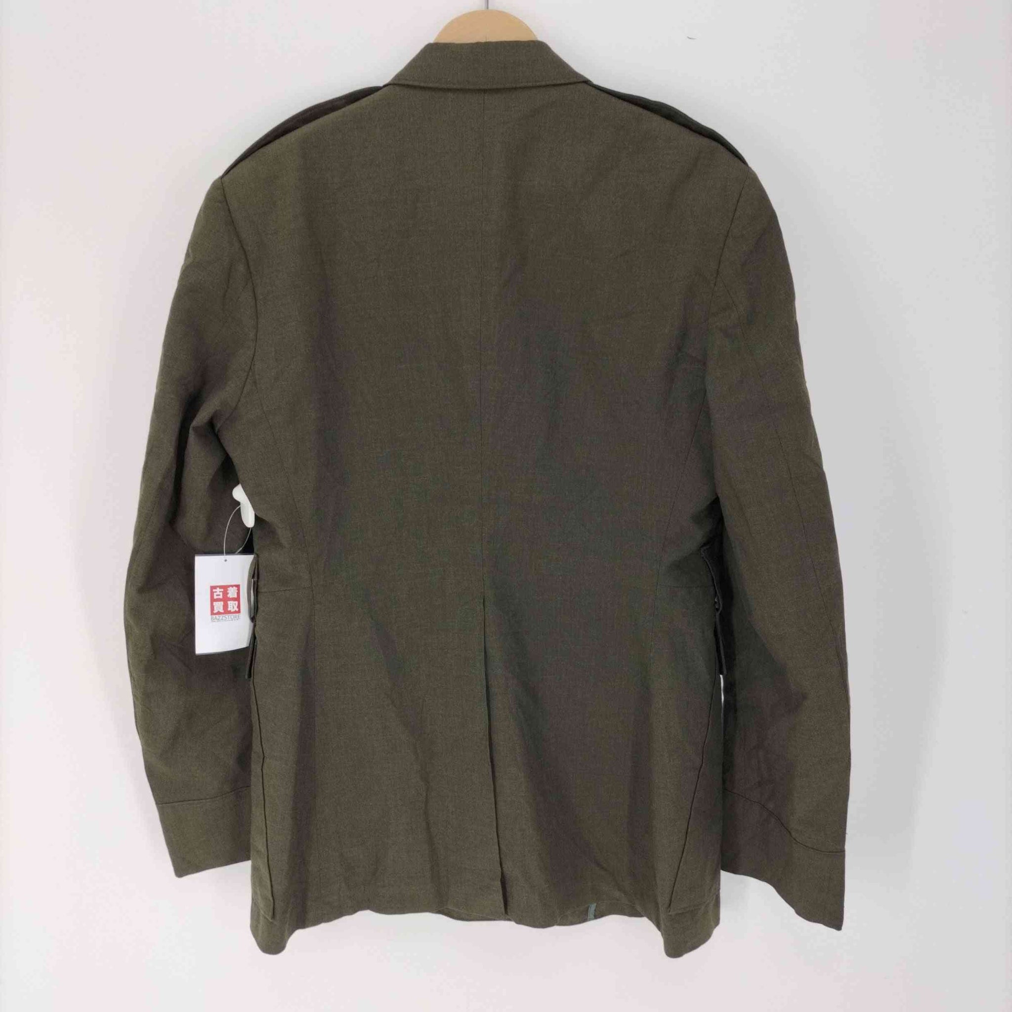 US ARMY(ユーエスアーミー)USMC ドレスジャケット COAT MAN'S POLY/WOOL TROPICAL GREEN SHADE 2241 WITH BELT