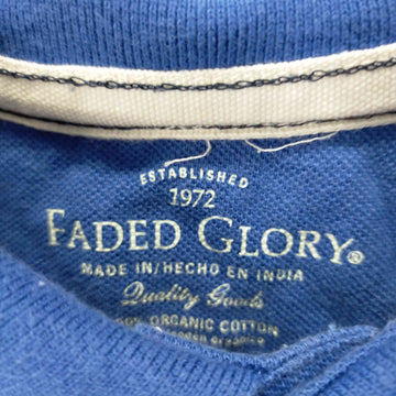 FADED GLORY(フェイデッドグローリー)オーガニックコットンボーダーポロシャツ