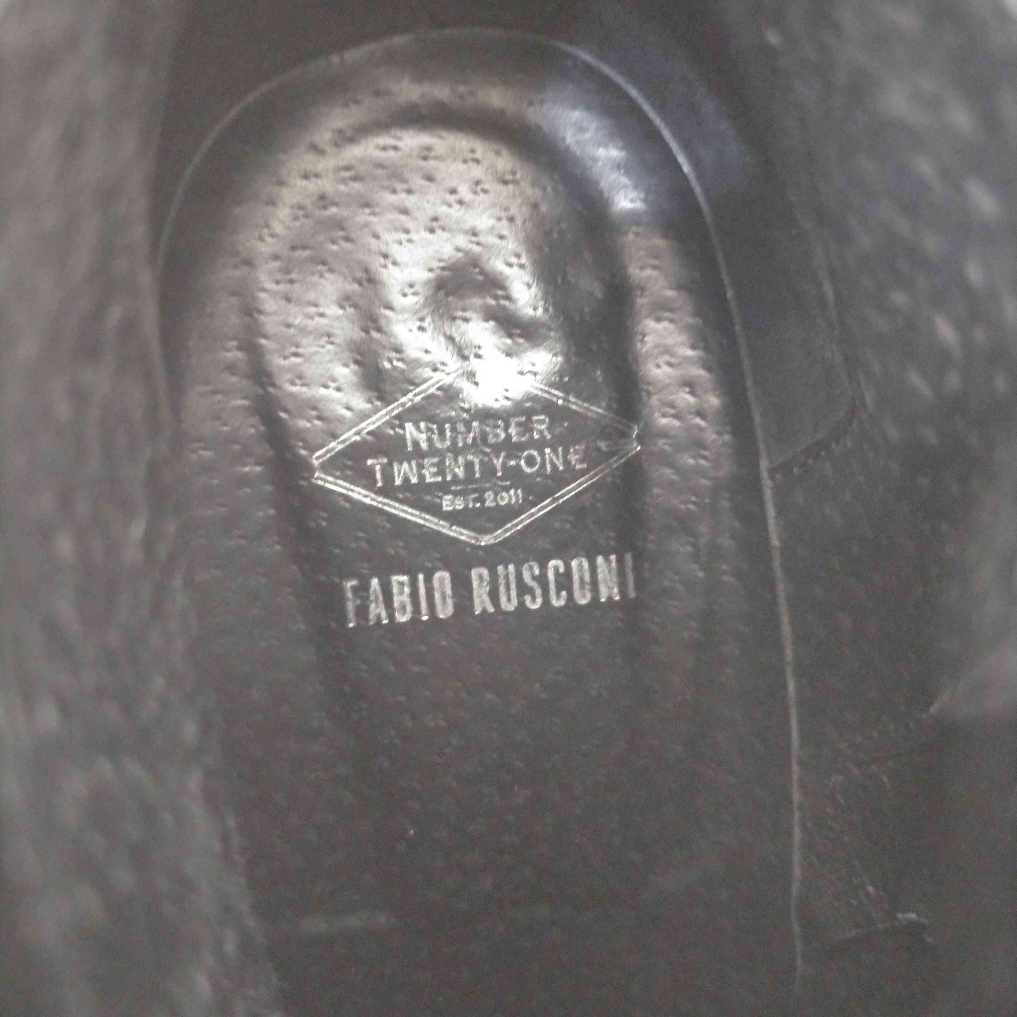 FABIO RUSCONI(ファビオルスコーニ)サイドジップ ショートブーツ