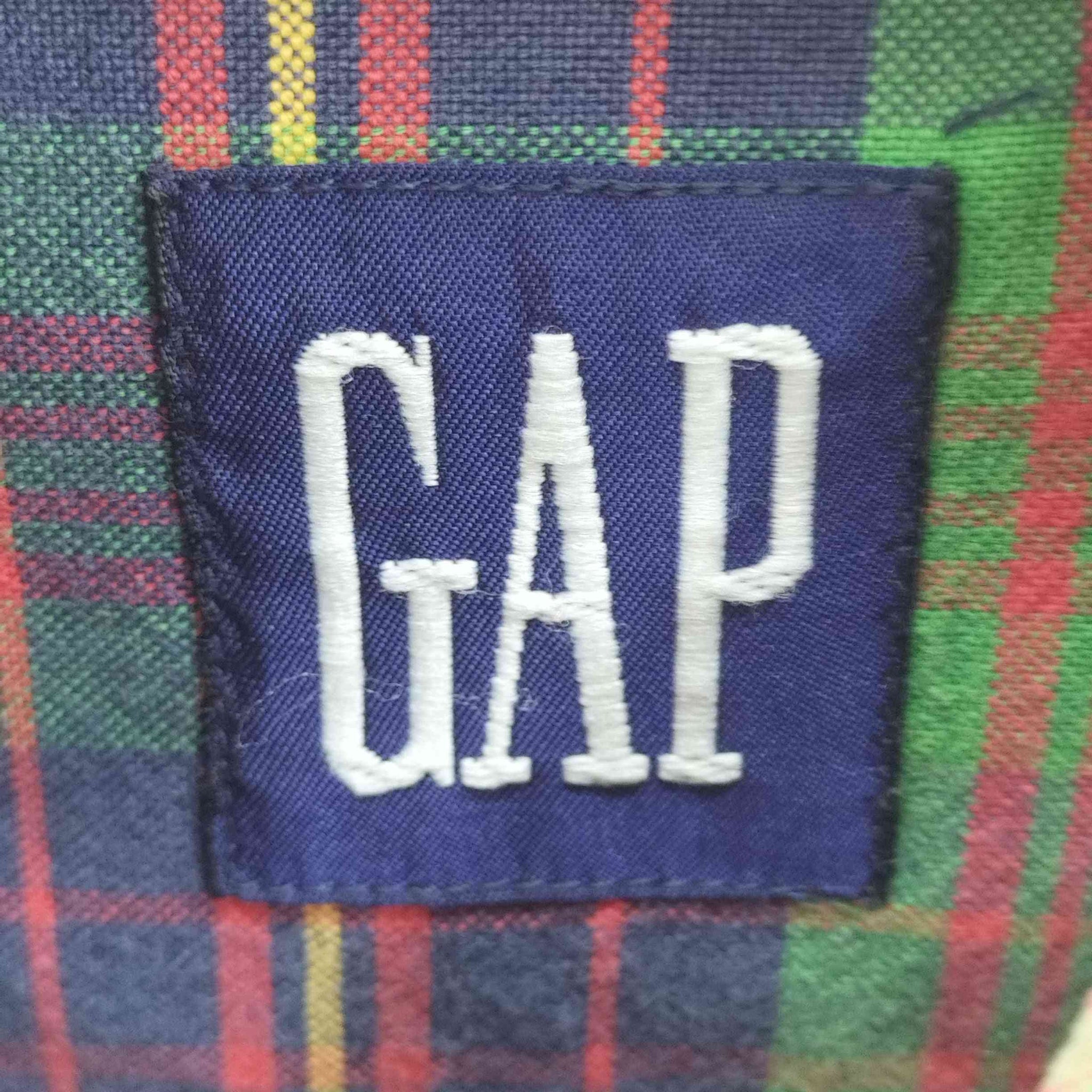 Gap(ギャップ)90-00s OLD GAP MADE IN NORTHERN MARIANA ISLAND USA ボタンダウンチェックシャツ