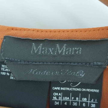 MAXMARA(マックスマーラ)イタリア製 黒タグ ノースリーブシルクワンピース
