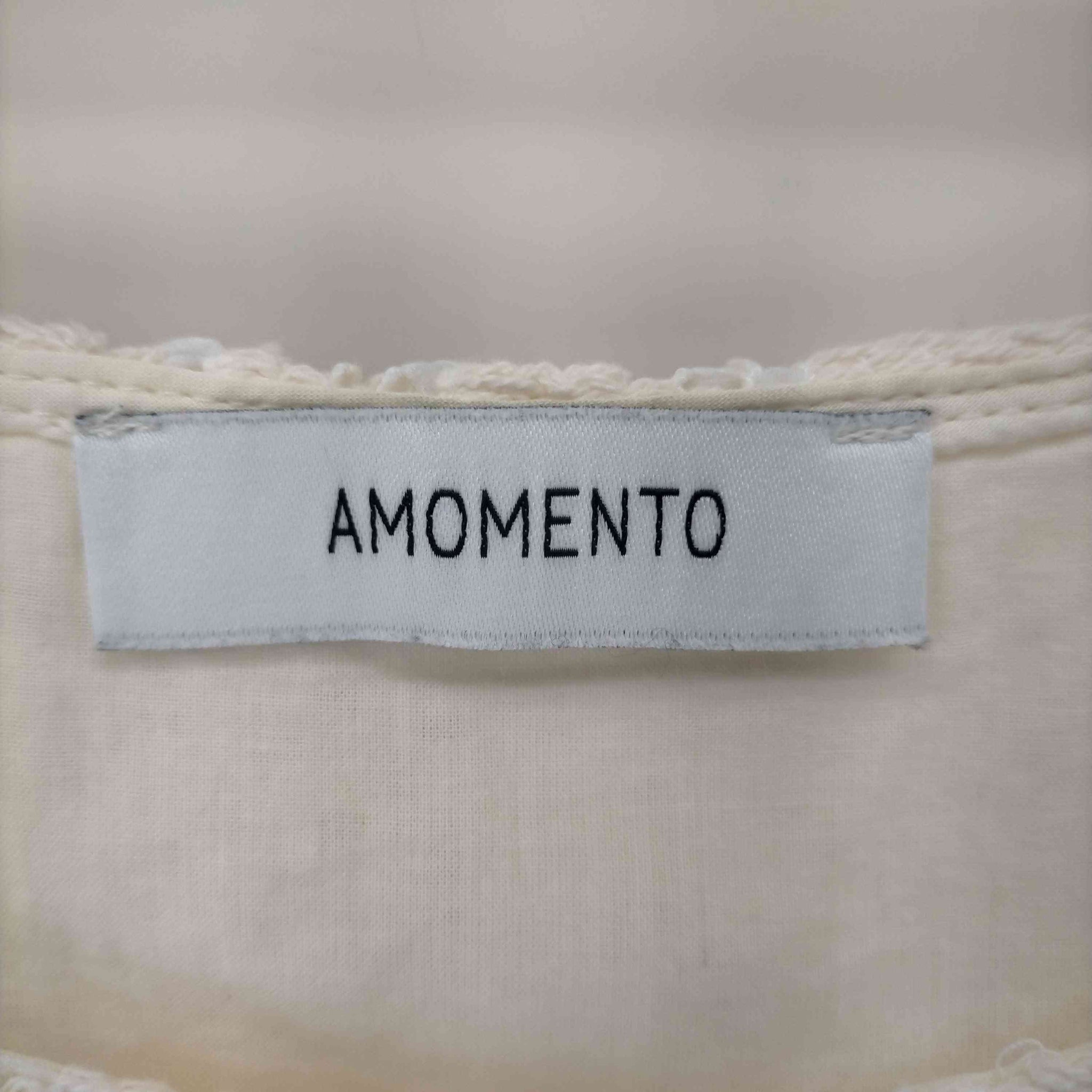 amomento(アモーメント)21SS デザインノースリーブワンピース