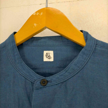KAPTAIN SUNSHINE(キャプテンサンシャイン)22SS リネンシルク混バンドカラーシャツ