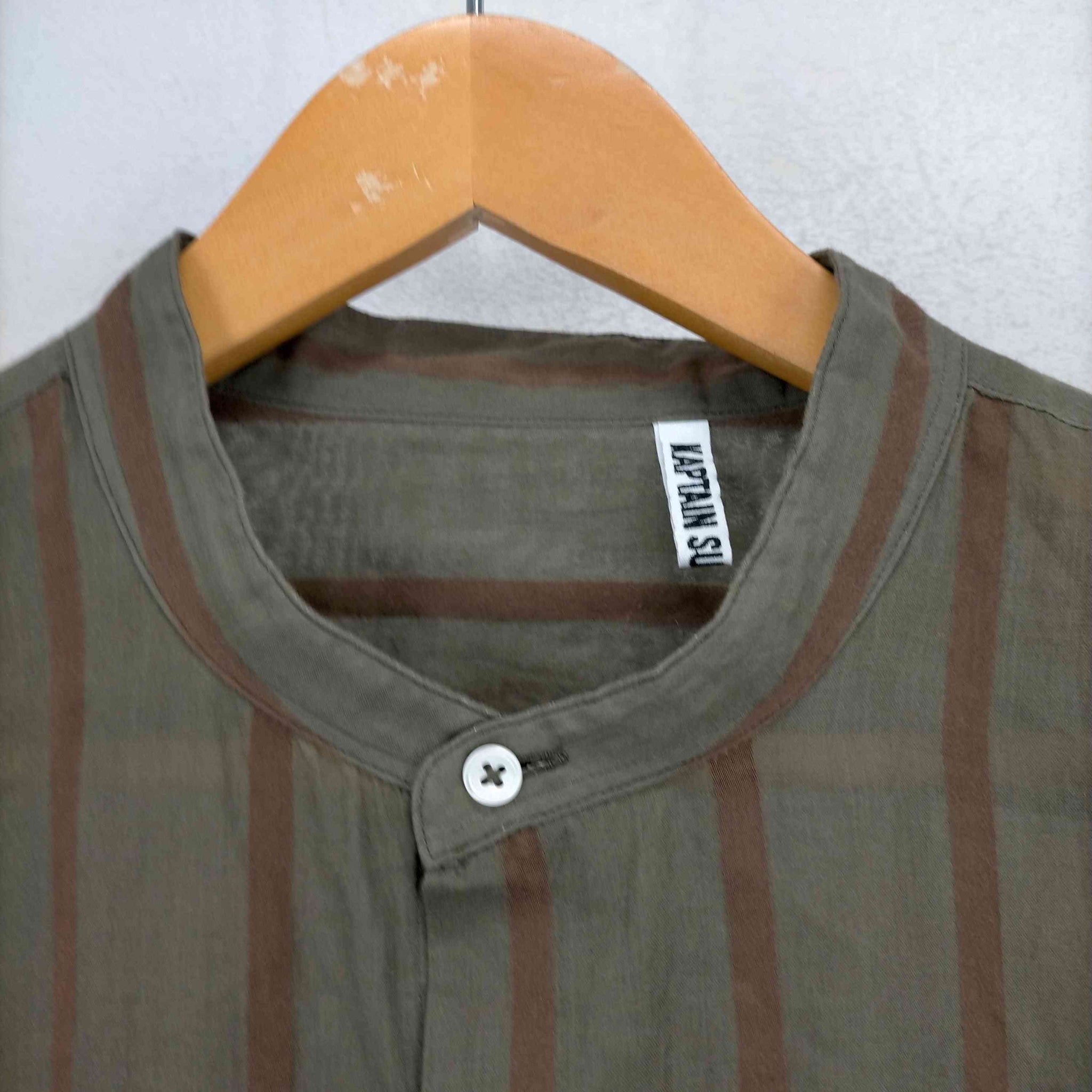 KAPTAIN SUNSHINE(キャプテンサンシャイン)23SS Stand Collar Shirt