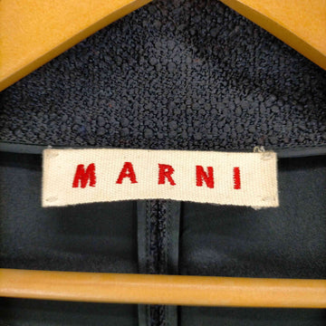 MARNI(マルニ)イタリア製 COMMESSA ウールシルクツイード ハーフコート