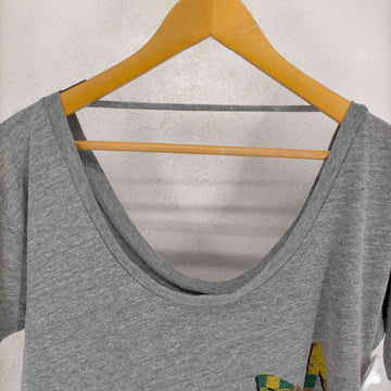 Stussy(ステューシー)USA製 サイドロゴUネックTシャツ