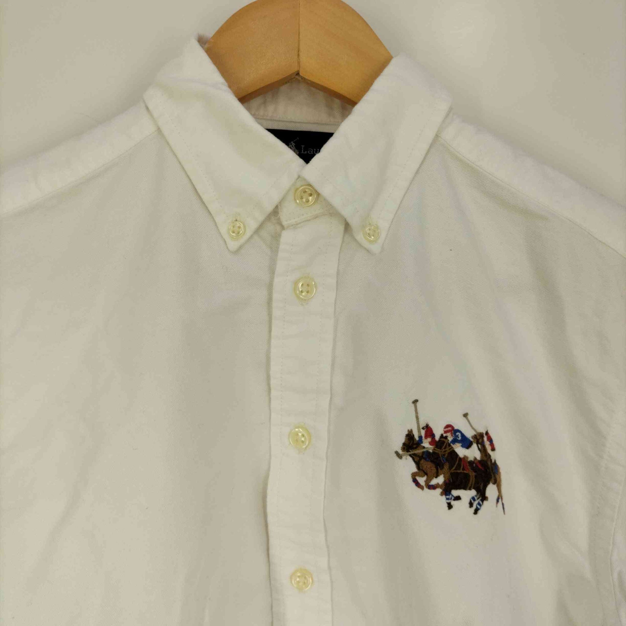 RALPH LAUREN(ラルフローレン)ポニー刺繍 アームナンバリング ボタンダウンシャツ