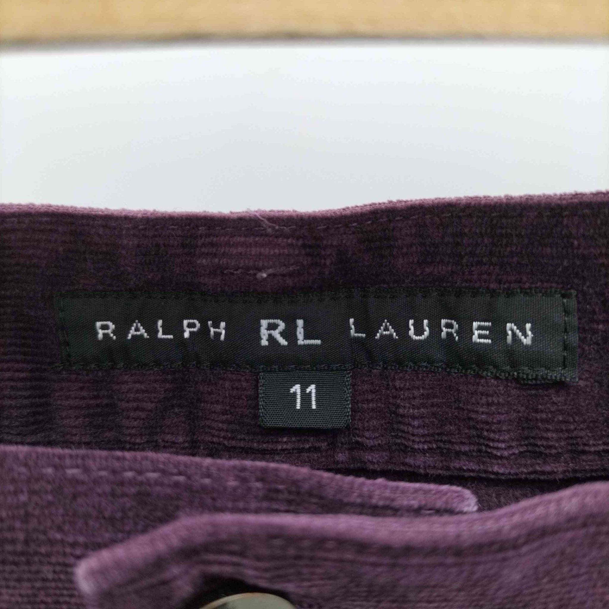 RALPH RL LAUREN(ラルフローレン アールエル)コーデュロイ ストレート カラー パンツ
