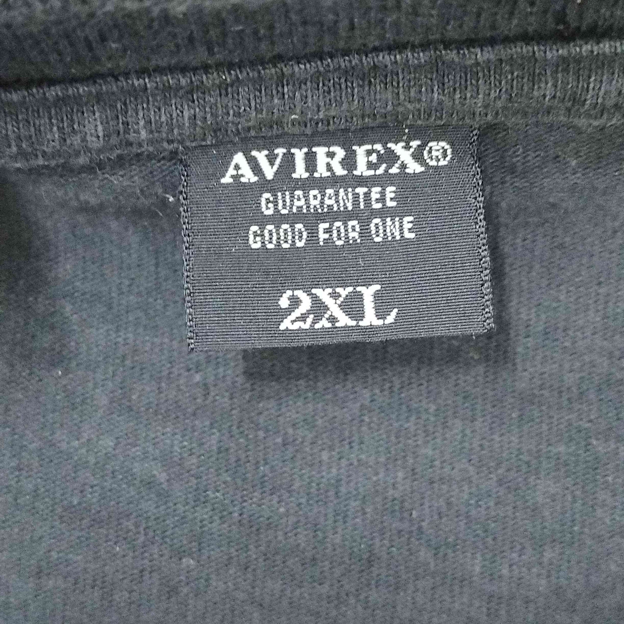 AVIREX(アヴィレックス)US NAVY 刺繍 ヘビーウェイト S/S Tシャツ ビッグサイズ