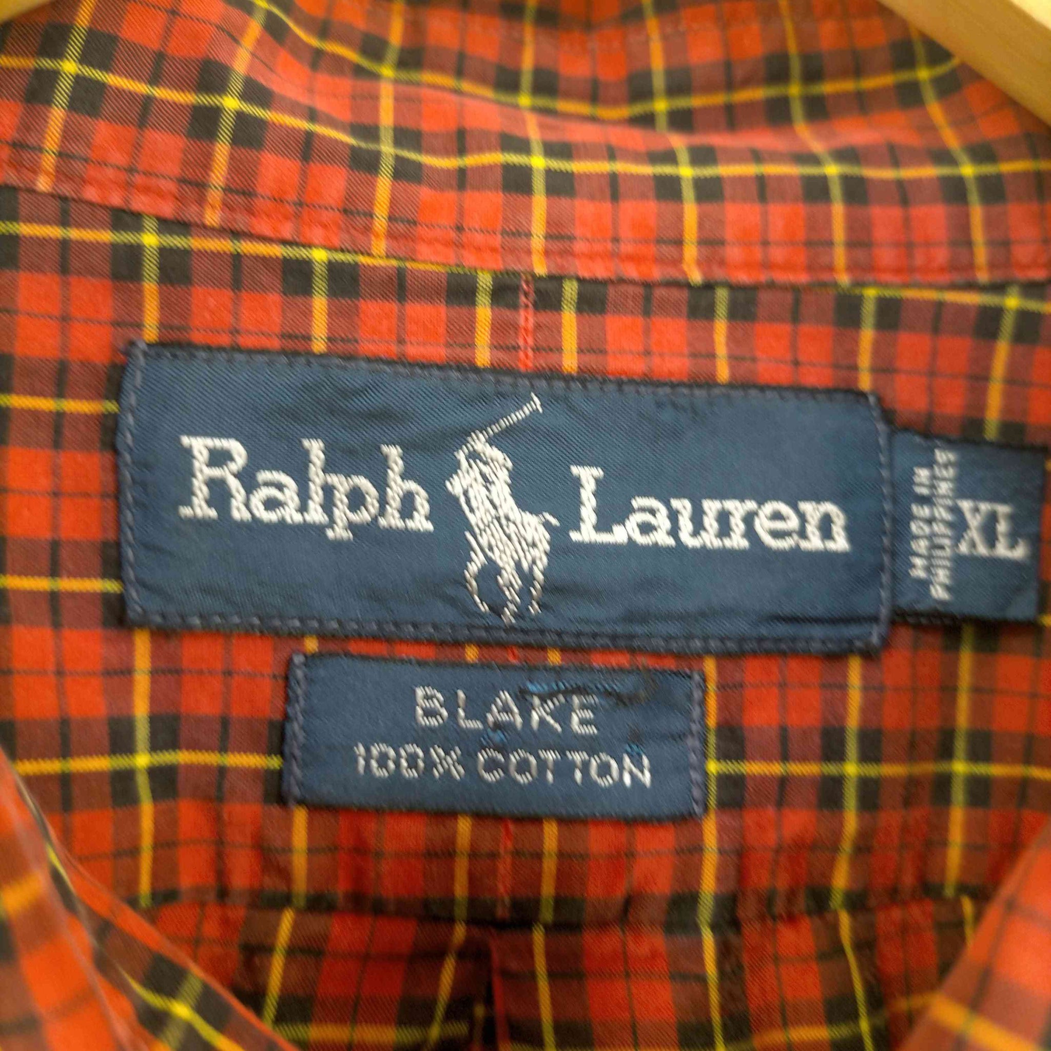 RALPH LAUREN(ラルフローレン)BLAKE ポニー刺繍 チェック BDシャツ
