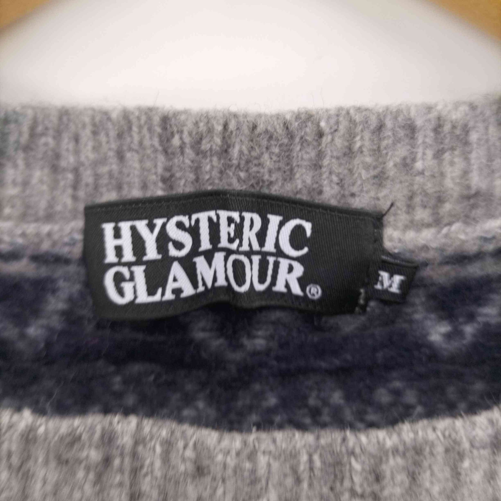 HYSTERIC GLAMOUR(ヒステリックグラマー)16AW NORDIC WOMAN HEAD WOOL KNIT
