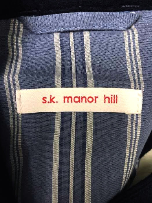 s.k. manor hill(エスケーマノアヒル)ウール混ローブコート ショールカラー