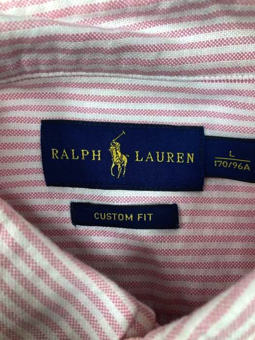 RALPH LAUREN(ラルフローレン)ストライプ柄 ボタンダウンシャツ 【中古】【ブランド古着バズストア】
