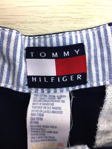 TOMMY HILFIGER(トミーヒルフィガー)フラッグタグ 2タックパンツ 【中古】【ブランド古着バズストア】