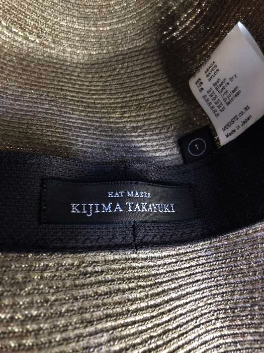 KIJIMA TAKAYUKI(キジマタカユキ)21SS Compact hat