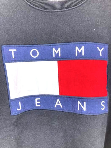 tommy jeans(トミージーンズ)Erkek Tjm Tommy Flag Crew