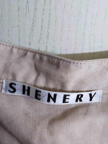 SHENERY(シーナリー)リネン混 バックギャザーシャツ 【中古】【ブランド古着バズストア】