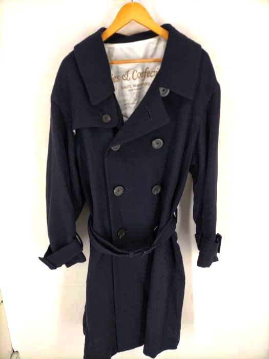 Robes&Confections(ローブスアンドコンフェクションズ)Double Cloth Worsted Matte Trench Coat
