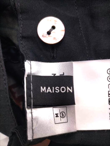 MAISON SPECIAL(メゾンスペシャル)サイドポケットクロップドシャツ 【中古】【ブランド古着バズストア】
