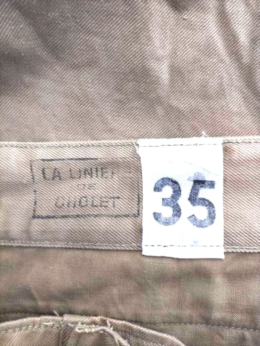 FRENCH ARMY(フレンチアーミー)50S 後期 2タック M-52 チノパンツ
