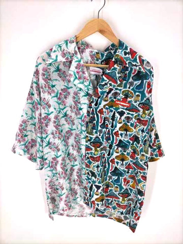 CHARLES JEFFREY LOVERBOY(チャールズジェフリーラバーボーイ)Alf N Alf Hawaiian Short Sleeve Shirt クレイジーパターンアロハシャツ