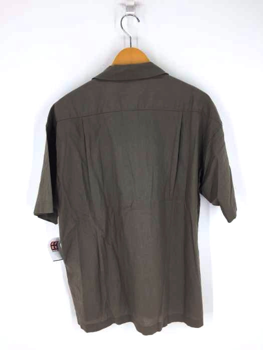MIDIUMISOLID(ミディウミソリッド)1019 コットン リネン 半袖オープンカラー半袖シャツ