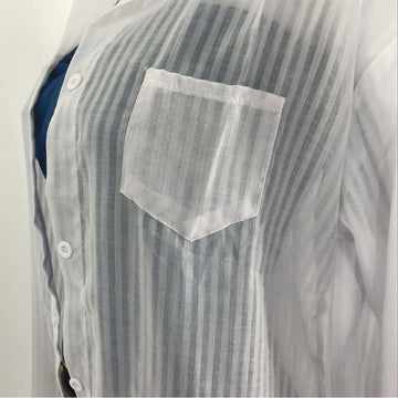UVケアカーディガン 薄手 ロングシャツ ボタン付き レディース シャツワンピース