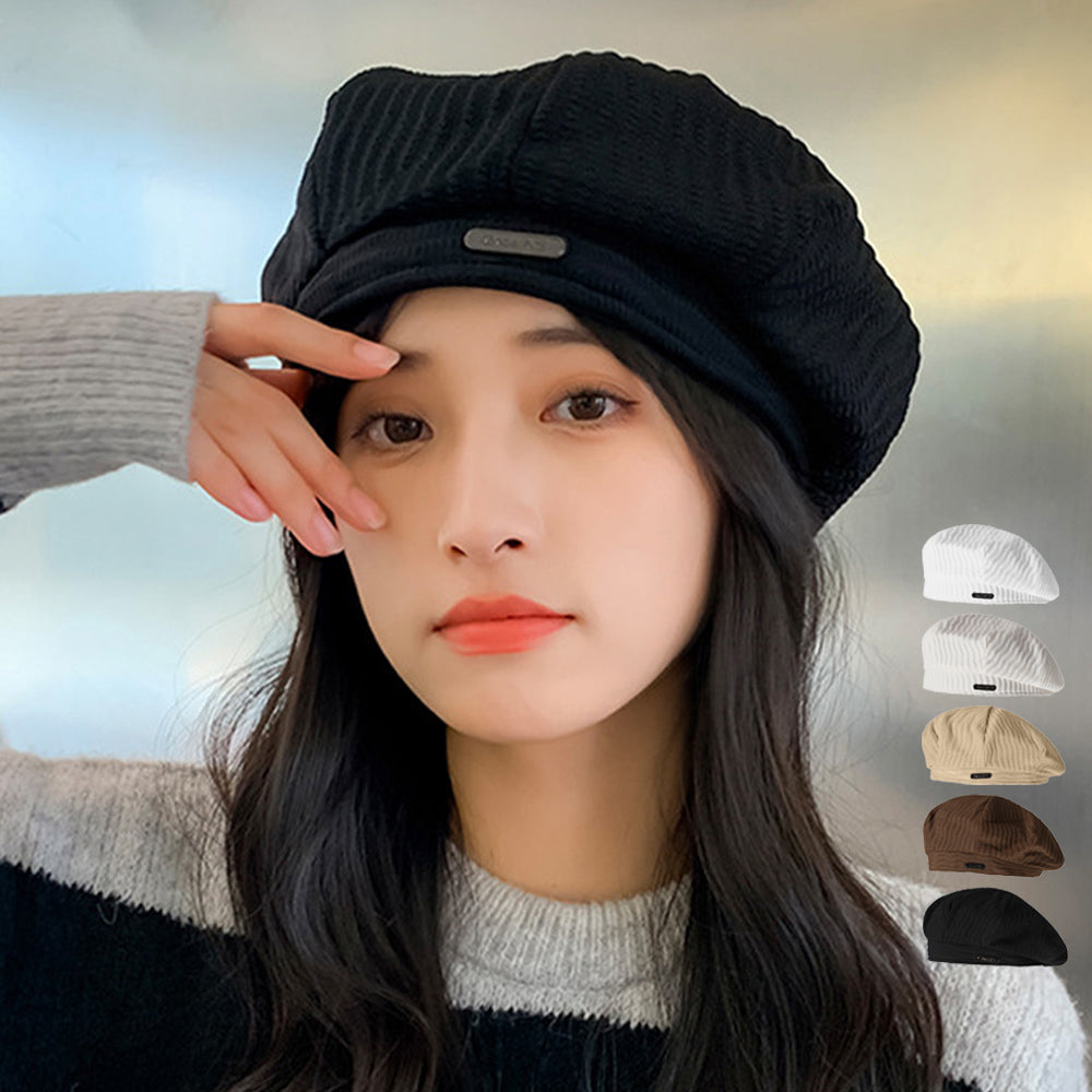 ベレー帽 レディース帽子 韓国風 5色