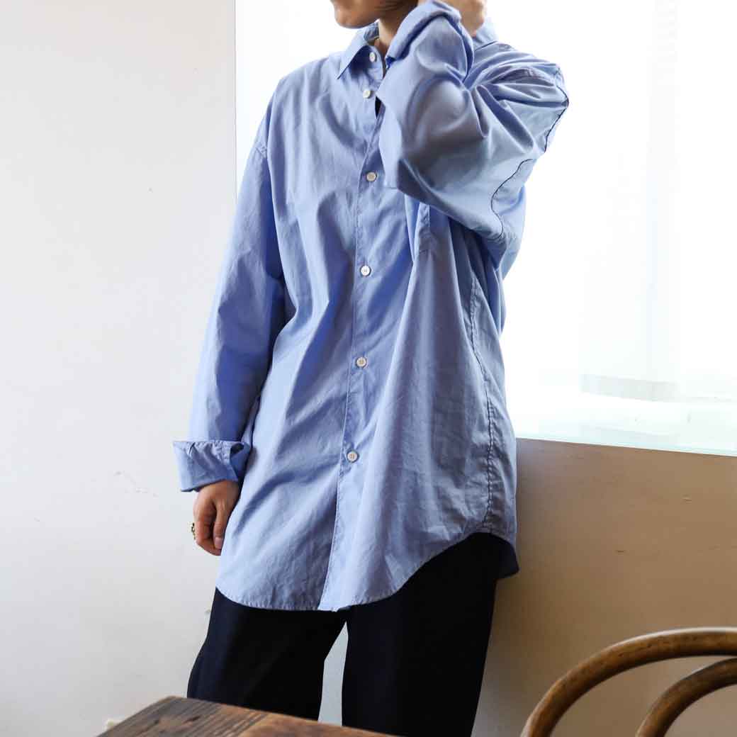 ハーベスティ HARVESTY REGULAR SHIRTS BROAD CLOTH　レギュラーシャツブロードクロス　ユニセックス a32108 レディース　メンズ　シャツ　ビッグサイズ　長袖　2023年　春夏