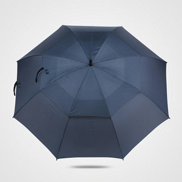 風が抜ける傘大きい雨傘直径135cm２重構造紳士傘無地風に強いグラスファイバー骨風が抜ける構造強風に耐える傘強風対応構造の傘男性用メンズ雨傘75cmx8本骨送料無料