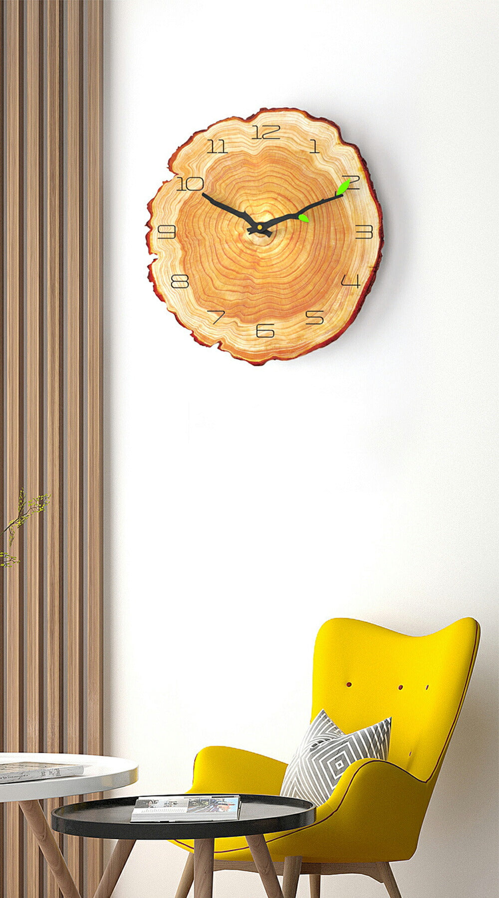 敬老の日プレゼント壁掛け時計年輪掛け時計アニュアル・リングおしゃれかわいいシンプル見やすい北欧オリジナル時計クロックウォールクロッククリスマス誕生日プレゼントギフト送料無料