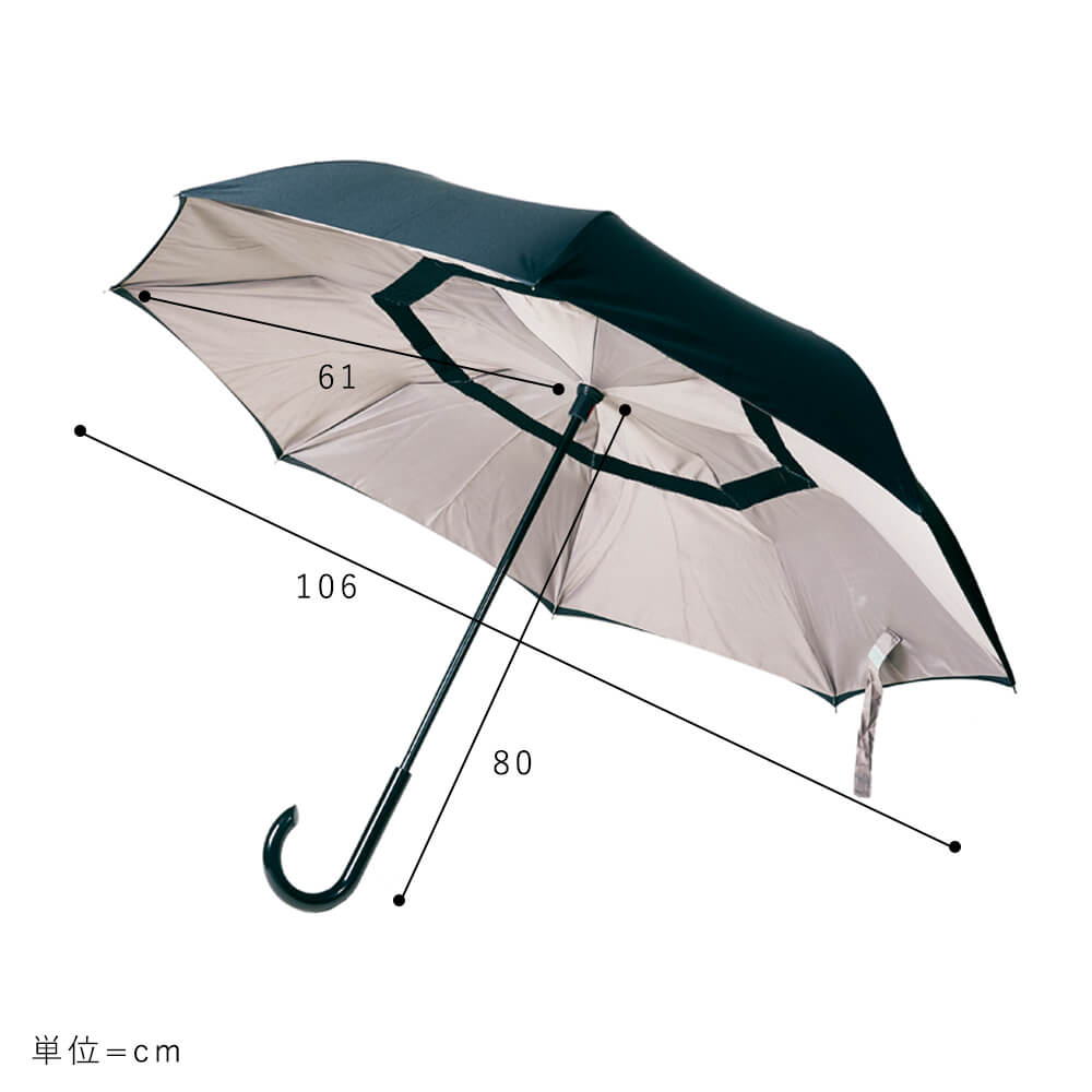 Ｐａｒａｐｌｕ（パラプル）　晴雨兼用　逆さに開く２重傘　晴雨兼用　晴雨　折りたたみ　濡れない傘　濡らさない傘　逆さ傘　逆さま傘　自立する傘　２重傘　Ｌａｄｙ’ｓ　ｍｅｎｓ　男性用　女性用　傘　雨傘　日傘　かさ　カサ　アンブレラ　ｕｍｂｒｅｌｌａ　ナチュラ