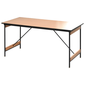 Ｆｒａｎｃｉｓ（フランシス）ダイニングテーブル　　幅１５０ｃｍ　ダイニングテーブル　汚れに強い　メラミン加工　ミッドセンチュリー　テーブル　リビングテーブル　木製　手入れ簡単　レッドオーク　リビングテーブル　かっこいい　レトロ　ブラック　黒　モダン　ナチ