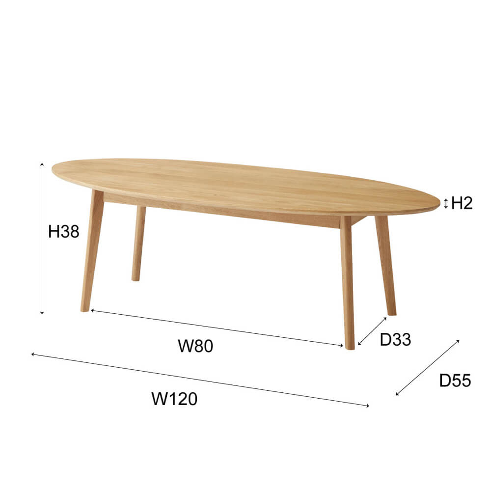 Ｏｖａｌ（オーバル）センターテーブル　オーバルテーブル　北欧　おしゃれ　コンパクト　天然木　楕円型　スタイリッシュ　リビング　リビングテーブル　センターテーブル　テーブル　シンプル　一人暮らし　ナチュラル小さめ　おしゃれ　木製　机　つくえ　インテリア　リ