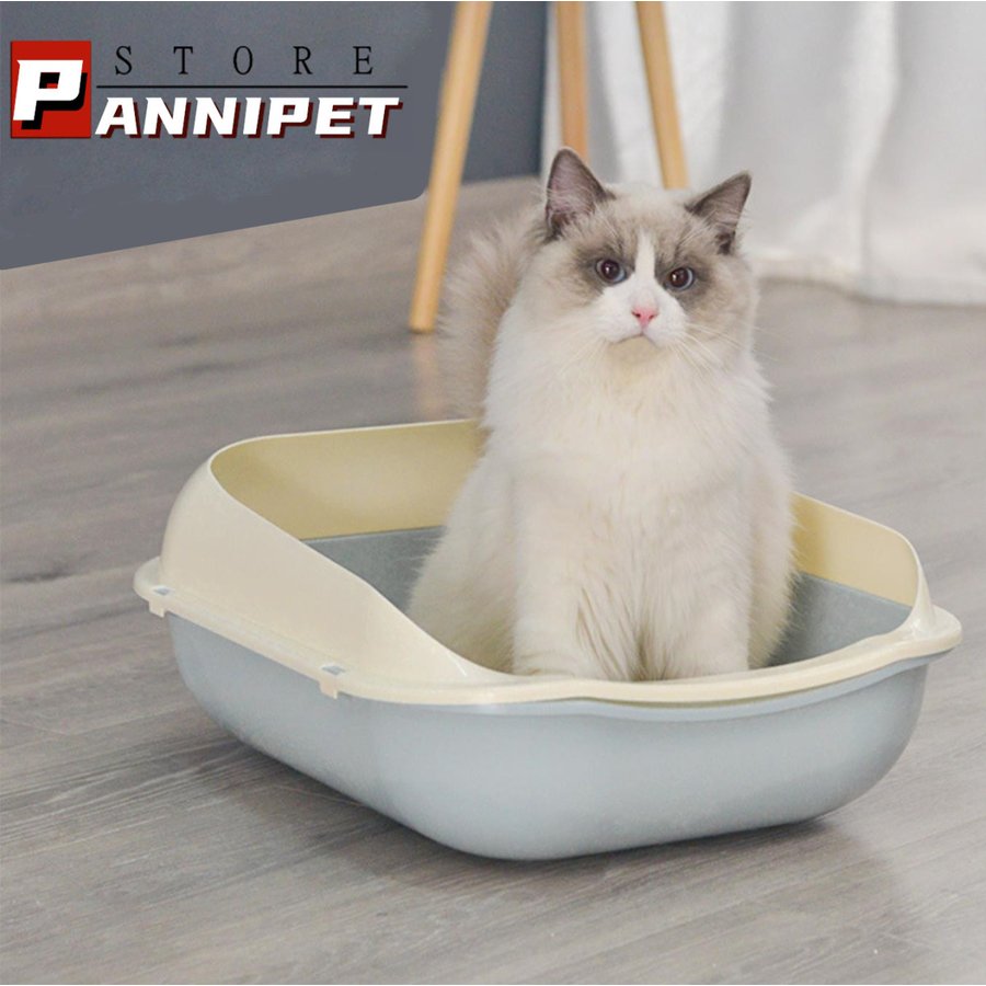 猫 トイレ ネコトイレ 砂飛び散り防止 手入れ簡単 猫用 ペットトイレ ネコ トイレ本体 分解可 丸洗い可 スコップ付 掃除しやすい
