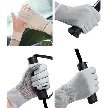 UVカット手袋ショートオーガニックコットングローブUVカット率95%以上接触冷感UV手袋アームカバー冷感紫外線対策UVカット手袋メッシュ手袋ショートUV対策紫外線対策吸汗速乾通気性抜群ブラック