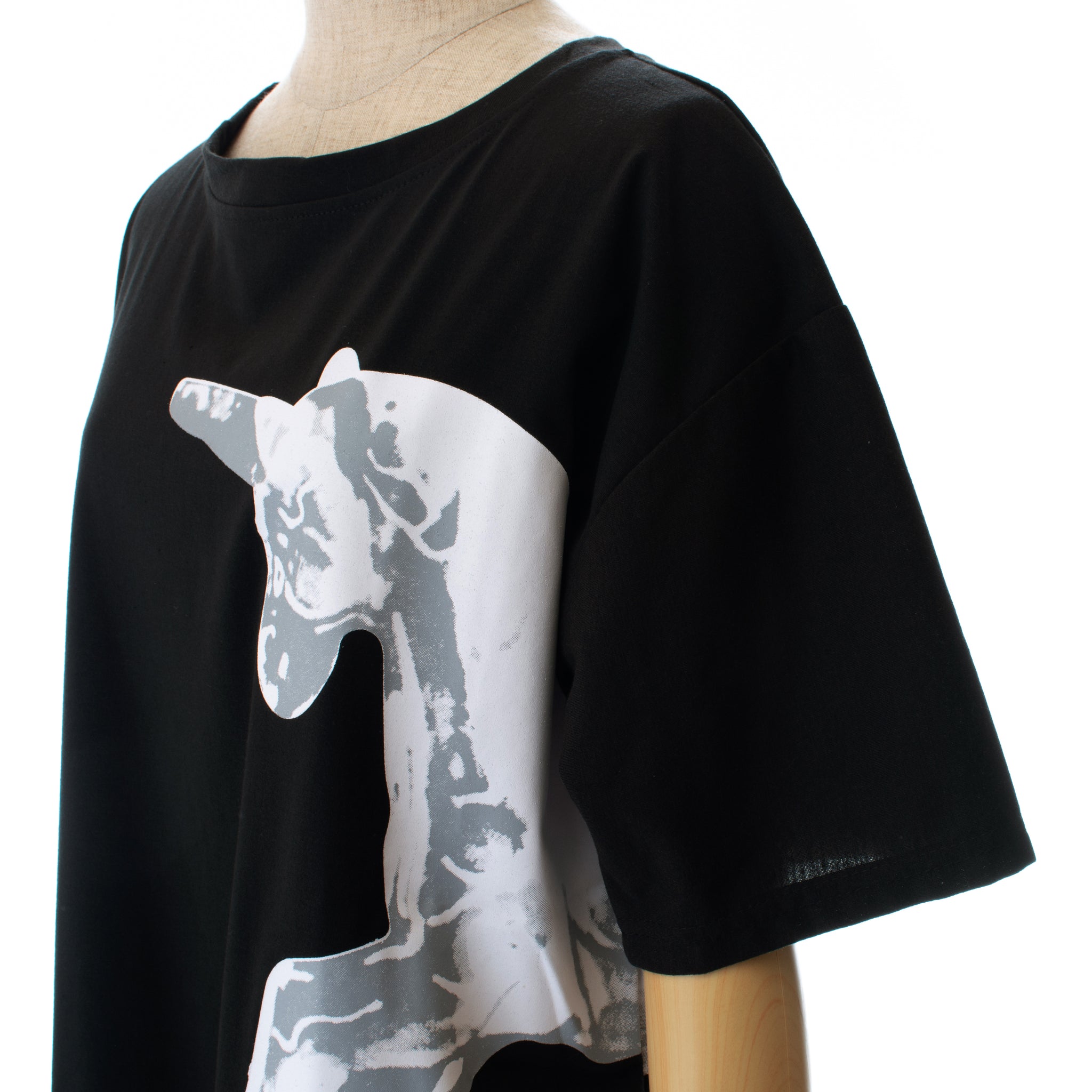 馬プリント半袖Tシャツカットソー 春夏 韓国ファッション